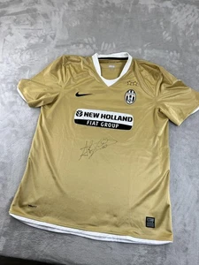 Juventus Trikot 2008-09 Away GOLD Trikot Herren Large Fußball Nike signiert Autogramm - Bild 1 von 16