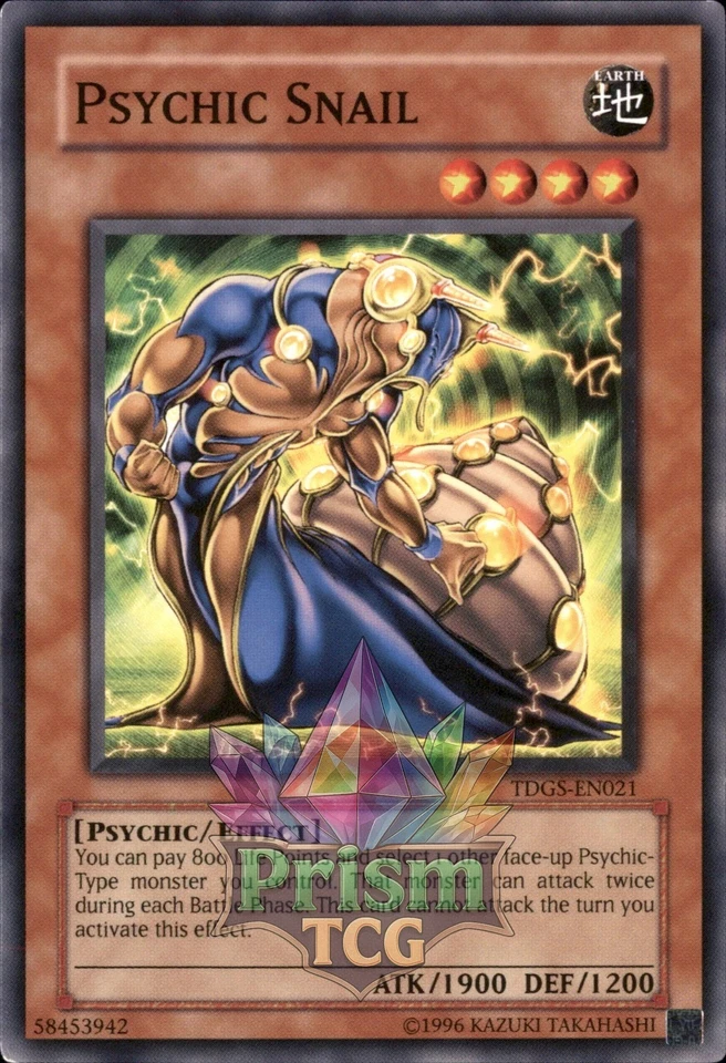 Psychic Snail TDGS-EN021 Yugioh - Image 1 of 1