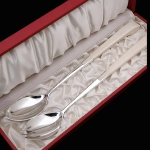 Svend Weihrauch - F. Hingelberg. Sterling Silver Salad Serving Set. - Picture 1 of 10