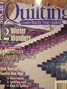 McCall's Quilting Magazine February 1999 Quilt Patterns Magazine - Picture 1 of 11