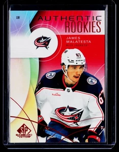 2024-25 Upper Deck SP Game Used Authentic Rookies Red James Malatesta Rookie - Picture 1 of 3