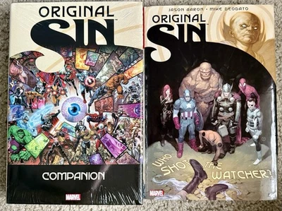 ORIGINAL SIN Hardcover (Used) & COMPANION (New) Omnibus HC DM Variant Marvel - Image 1 of 4