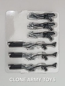 Star Wars Blaster Gun Riffle Weapons Lot Clone Wars Collection TCW CW 3.75 Loose - Picture 1 of 1