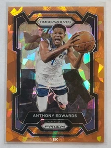 2023 PANINI PRIZM 108 ๐๐ ANTHONY EDWARDS ORANGE ICE - Picture 1 of 3