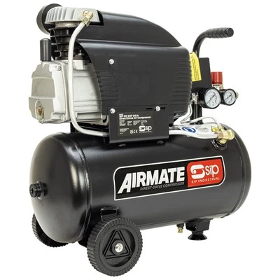 SIP Airmate Air Compressor Direct Drive 230V 24L 2hp / 1.5kW 8 Bar 8CFM 94dB - Image 1 of 4