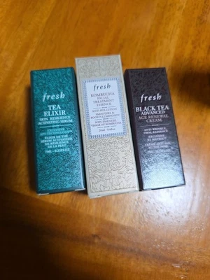 Fresh Kombucha Tea Elixir Black Tea Treatment Essence Trial Size BNIB - Image 1 of 4