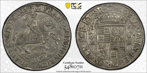 1669 ABK German States MANSFIELD-BORNSTEDT 1/3 Thaler Silver Coin PCGS XF-Detail - Picture 1 of 5