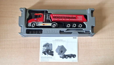 Herpa 307390 SCANIA HAUBER Hengstermann tipper OVP 1:87 - Image 1 of 3