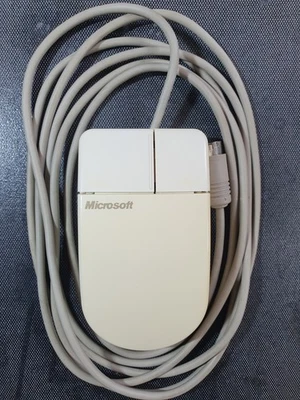 Microsoft vintage serial PS/2 compatible mouse. - Image 1 of 3
