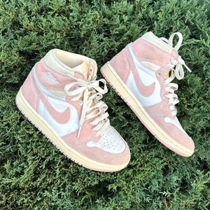 Nike Air Jordan 1 Retro Alto OG Zapatos Atléticos Para Mujer Talla 6 Rosa Lavado - Imagen 1 de 14