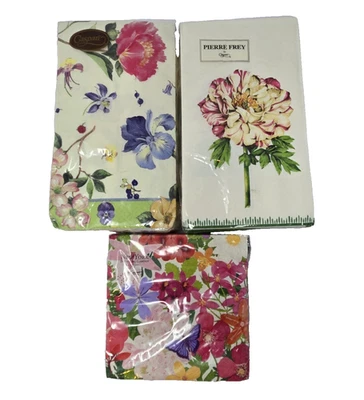 Pierre Frey/NY Botanical Caspari Paper Napkins Floral Wedding Tea Party Luncheon - Image 1 of 4