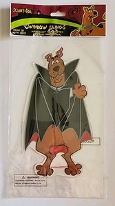 Scooby-Doo Halloween Fensterklammer wiederverwendbares Gel Material 2011 Jelz New Old Stock - Bild 1 von 10