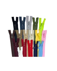 Cerniera Chiusura Zip Pressofusa Denti Plastica Divisibile 1 Cursore Lunga Cm 75 - Imagen 1 de 82