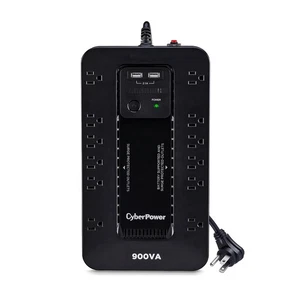 CyberPower Standby Series 900 VA UPS 12 Outlets Black (ST900U) - Picture 1 of 6