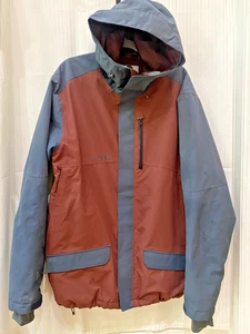 Flylow Roswell Jacke Herren XL grau/orange Regenmantel Kapuze Ski Snowboard - Bild 1 von 14