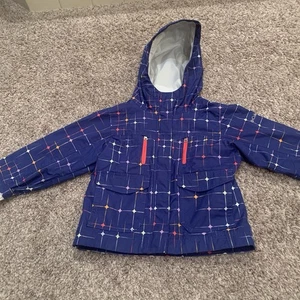 Chaqueta Columbia Niñas 3T Azul Cremallera Completa Capucha - Imagen 1 de 16