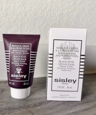 New Black Rose Cream Mask by Sisley Paris Instant Youth 2 oz 60ML  New - Image 1 of 3