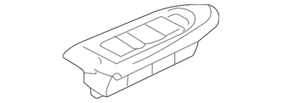 Cerradura de puerta lateral e interruptor de ventana lateral gris GM genuino 25866996 Foto 1 de 4