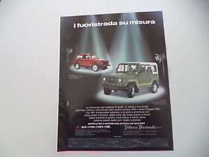 advertising Pubblicità 1985 LADA NIVA/UAZ 469