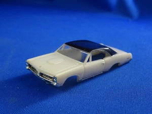 New 67 White/Black GTO  MoDEL MoToRING  T-jet HO Scale Slot Car Body Aurora RRR - Picture 1 of 9