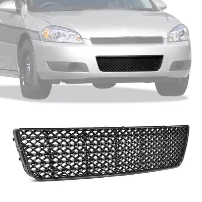 Parrilla inferior delantera ABS negra apta para Chevrolet Impala / Limited 2006-2016 estilo malla Foto 1 de 4
