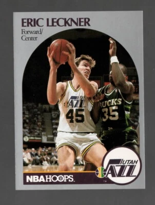 1990 Hoops #291 Eric Leckner Near mint or better - Image 1 of 2