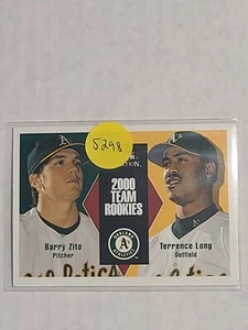 BARRY ZITO/TERRENCE LONG 2000 Fleer Tradition Update RC #U92 Rookie Card A's - Picture 1 of 1