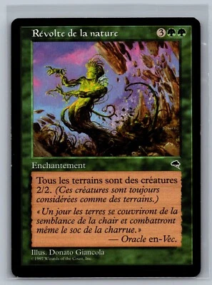 Magic The Gathering FRENCH Tempest Nature's Revolt MTG TCG CCG - Image 1 of 2