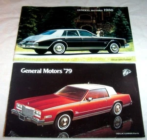 1979 y 1980 folletos de General Motors Cadillac Buick Pontiac camiones Corvette etc. - Imagen 1 de 11