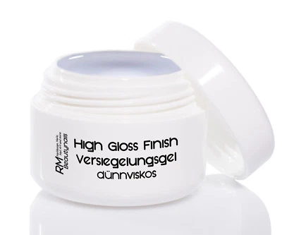 RM BEAUTYNAILS 15ml Finishgel Dünn Glanzgel High Gloss Versiegelungs UV Gel Nail Art Nagelgel