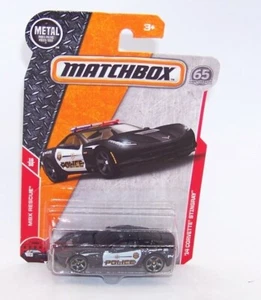 1:64 MATCHBOX 2017 '14 CORVETTE STINGRAY POLICE 62/125 MBX RESCUE 10/30 FHH64 - Picture 1 of 2