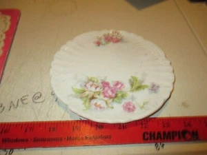Vintage Floral Pattern Cake Plate .5 x 6.5 - Picture 1 of 3