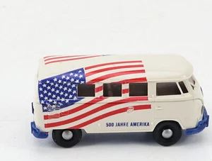 Brekina H0 modellino auto VW Bus T1 500 anni America 1:87 - Foto 1 di 3