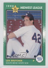 1990 Grand Slam Midwest League All Stars Len Brutcher Lenny Brutcher #5