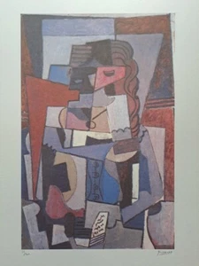 Pablo Picasso Signed - Jacqueline - Certificate SPADEM Paris - Picture 1 of 7
