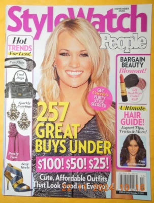 CARRIE UNDERWOOD people style watch KARDASHIAN Heidi Klum HOLMES Gwen ALBA tomei - Image 1 of 4