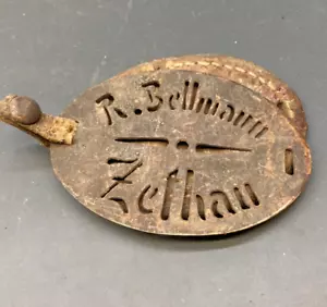 uralte Pferdemarke Marke Pferd Kutsche Zethau Mulda Erzgebirge Bauernhof [3808-6 - Bild 1 von 6