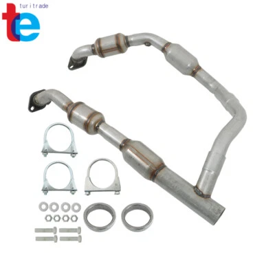 适用于 2005 - 2008 福特 E-150 Econoline E-250 E-350 5.4L Y 管道催化转换器 — 第 1/4 张图片