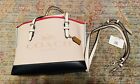 Coach Color Block Canvas And Leather Small Bucket Bag Nwot