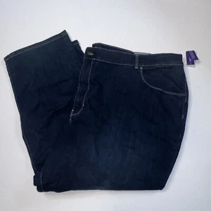 Catherines Women's Denim Jeans Curvy Relaxed Elastic Waist size 32WP - Picture 1 of 6