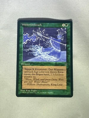 MTG Winter Blast German Legends Magic the Gathering - Image 1 of 2