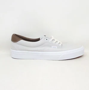 Vans Era 59 C&L Canvas Leather Blue Gray Authentic Skate Shoe Sneaker Mens NEW - Picture 1 of 11