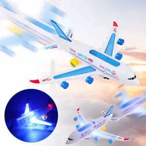 A380 Flashing Led Light Music Toy Airbus Plane Kid Toys UK - Picture 1 of 10