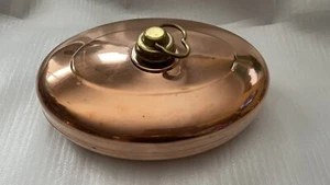 ANTIKER VIKTORIANISCHER BETTWÄRMER Kupfer Kohle Heizpfanne 1800er - Bild 1 von 8