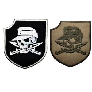2 Piezas Gosht Calavera Rusia Ejército Ruso Táctico Gancho Lazo Parche Insignia Bordada - Imagen 1 de 5