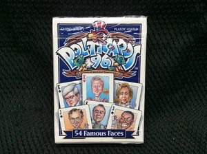 Politicards 96 (54 facce famose mazzo sigillato di carte da gioco) - Foto 1 di 4