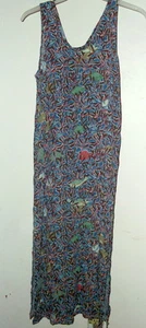 NUEVO VESTIDO SIN MANGAS ENGELHART FLAX TROPICS estampado de agua dulce talla s o XS/PEQUEÑO - Imagen 1 de 9