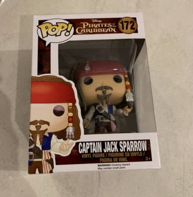 DISNEY Captain Jack Sparrow FUNKO Pop Vinyl Figure NEW Authentic Vaulted RARE! - image 1 of 4