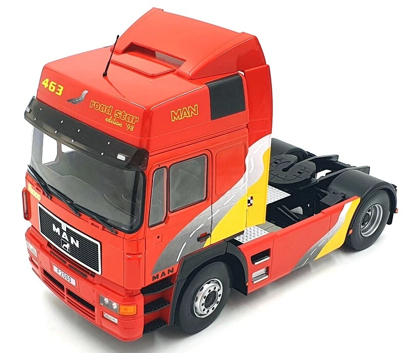Model Car Group MCG 1/18 Scale Model Truck MCG18135 - MAN F2000 - Red - Изображение 1 из 4