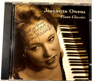 Jeannette Owens Piano Classics Cd Signed Autographed Liszt Chopin Mozart Brahms - Picture 1 of 3